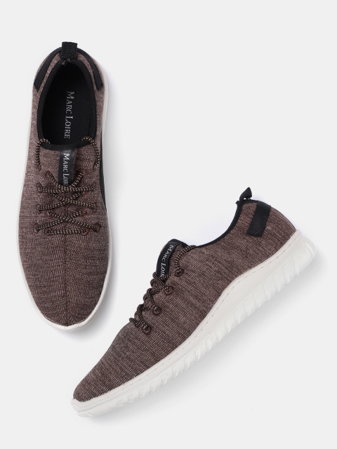 

Marc Loire Men Brown Woven Design Sneakers