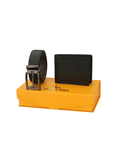 

Pacific Gold Men Black Accessory Gift Set