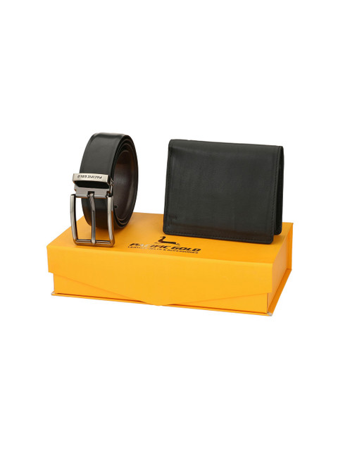 

Pacific Gold Men Black Accessory Gift Set