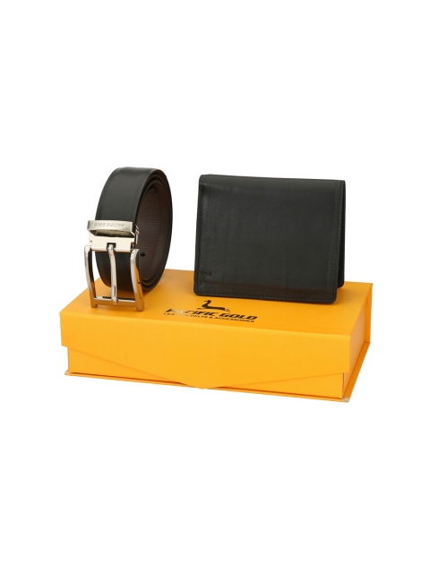 

Pacific Gold Men Brown & Black Accessory Gift Set