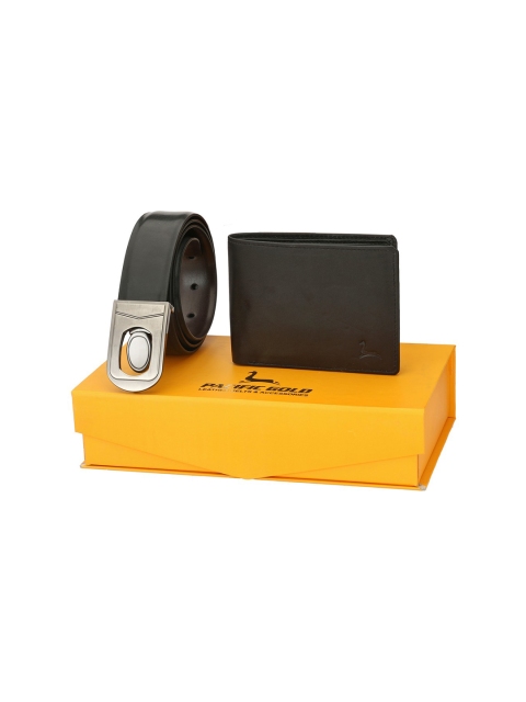 

Pacific Gold Men Brown & Black Accessory Gift Set