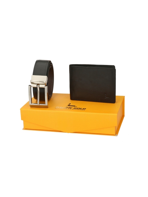 

Pacific Gold Men Brown & Black Accessory Gift Set