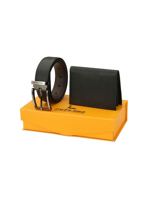 

Pacific Gold Men Brown & Black Accessory Gift Set
