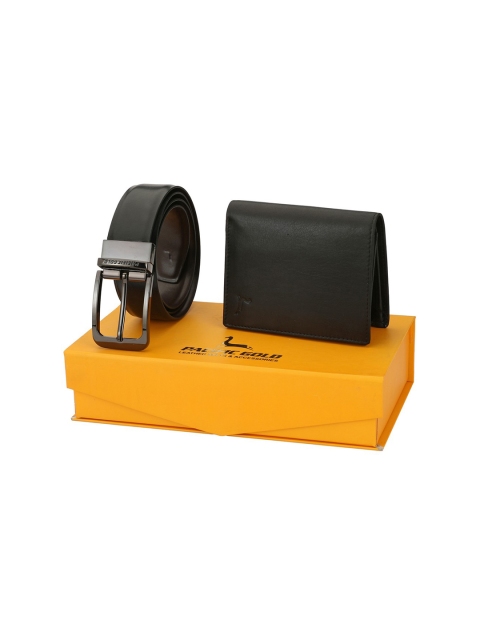 

Pacific Gold Men Black Accessory Gift Set