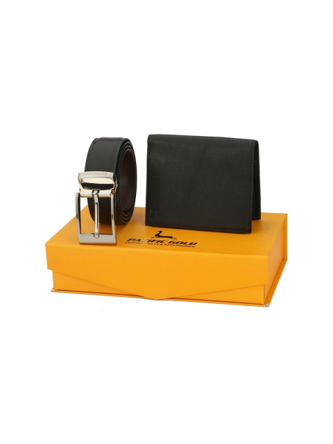 

Pacific Gold Men Brown & Black Accessory Gift Set