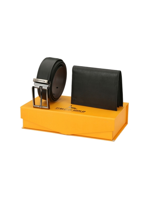 

Pacific Gold Men Brown & Black Accessory Gift Set