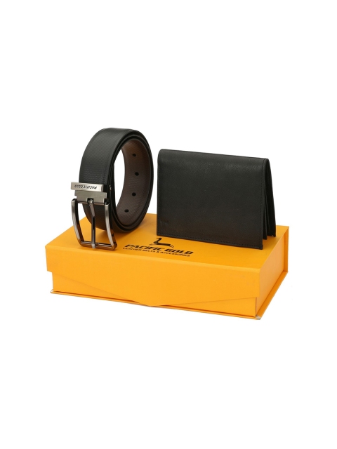 

Pacific Gold Men Brown & Black Accessory Gift Set