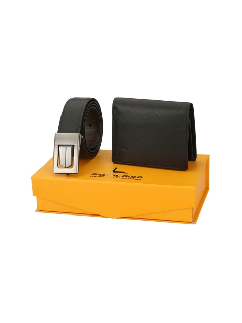 

Pacific Gold Men Black Accessory Gift Set