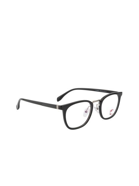 

Clark N Palmer Unisex Black Solid Full Rim Square Frames CNP-D58034-C1