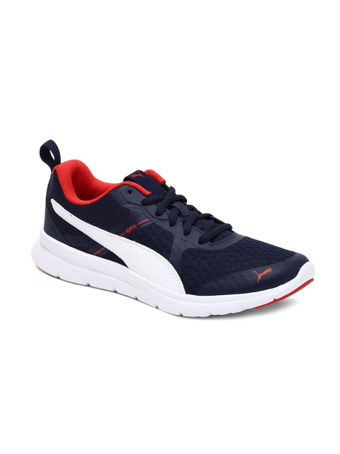 

Puma Unisex Navy Blue Flex Essential Sneakers