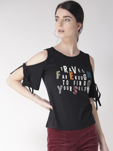 

Madame Women Black Printed Top