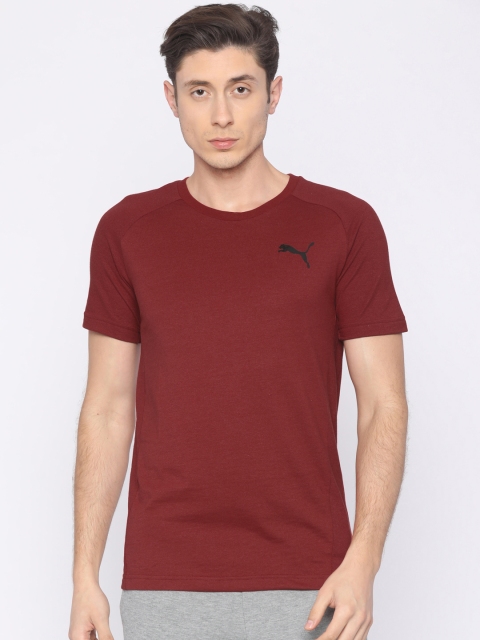 

Puma Red Evostripe Move Round Neck T-shirt