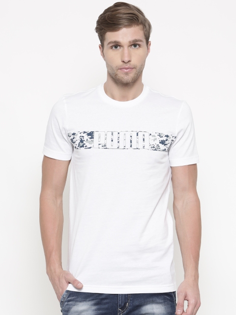 

Puma White Active Hero Printed T-shirt