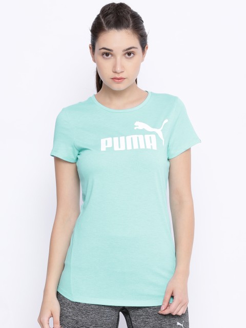 

Puma Women Blue ESS No.1 Heather T-shirt