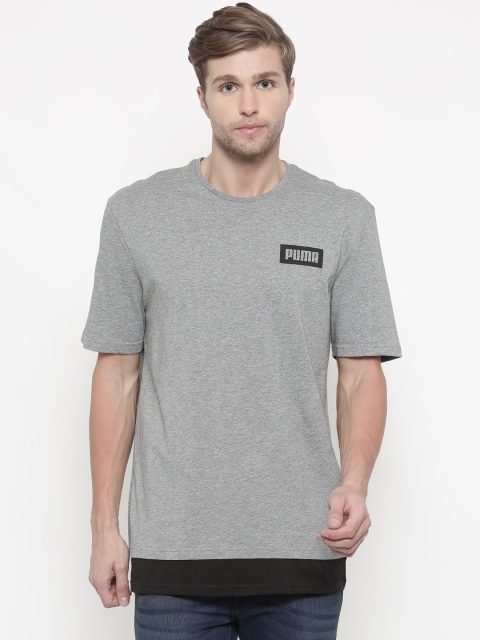 

Puma Men Grey Relaxed Fit Rebel T-shirt