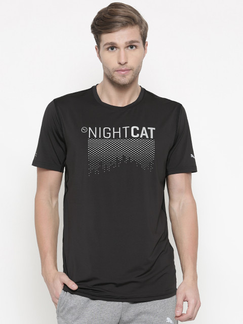 

Puma Black Printed NightCat T-shirt
