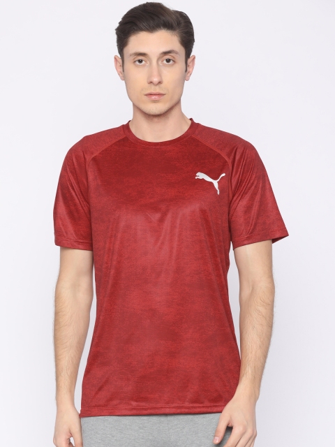 

Puma Men Red Printed VENT Graphic T-shirt