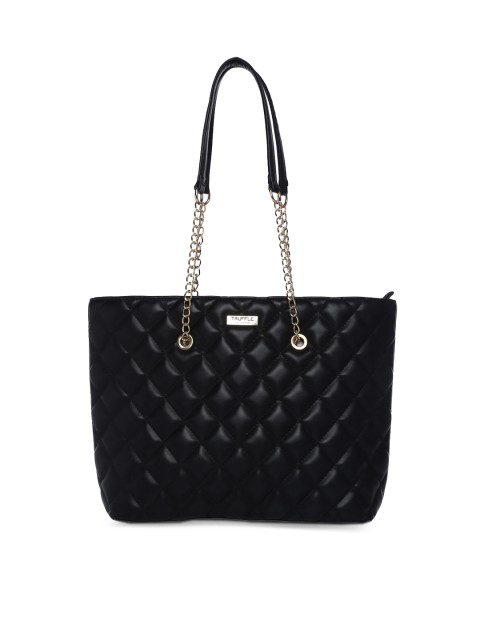 

Truffle Collection Black Textured Shoulder Bag