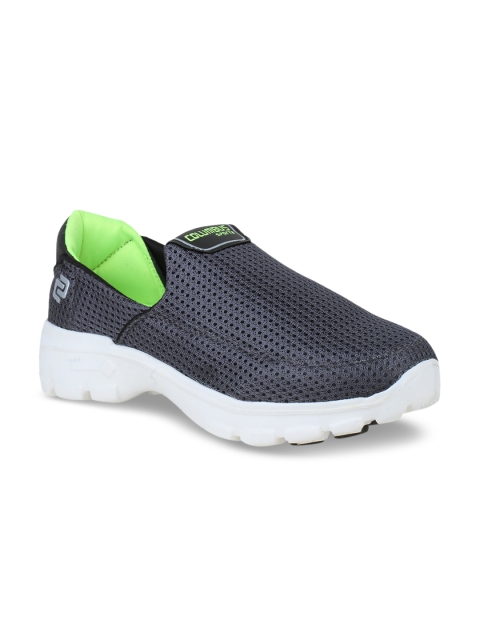 

Columbus Men Grey Slip-On Sneakers