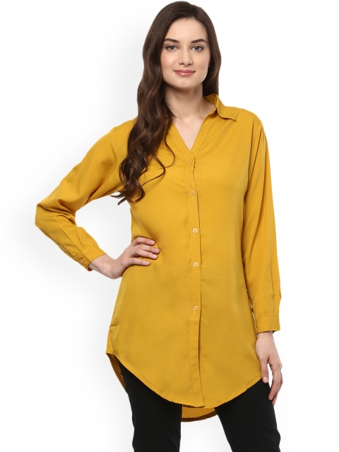 

Mayra Women Mustard Solid Casual Shirt