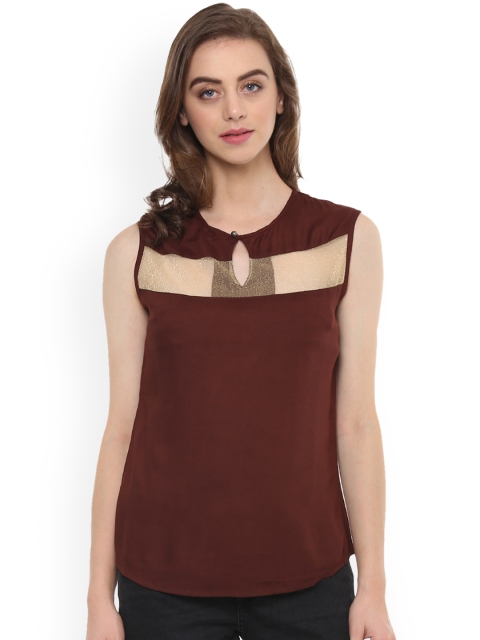 

Mayra Women Brown Solid Top