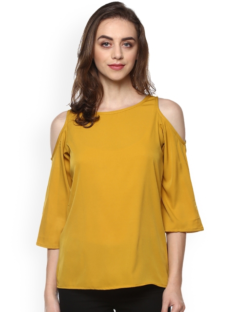 

Mayra Women Mustard Solid Top