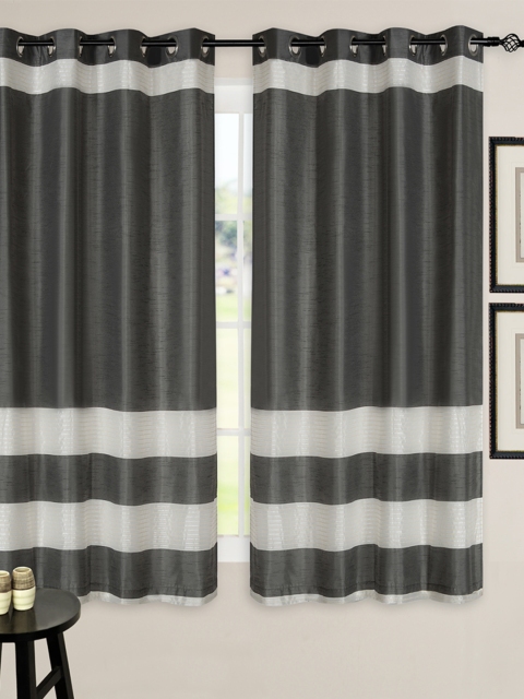

Deco Window Grey & White Window Curtain