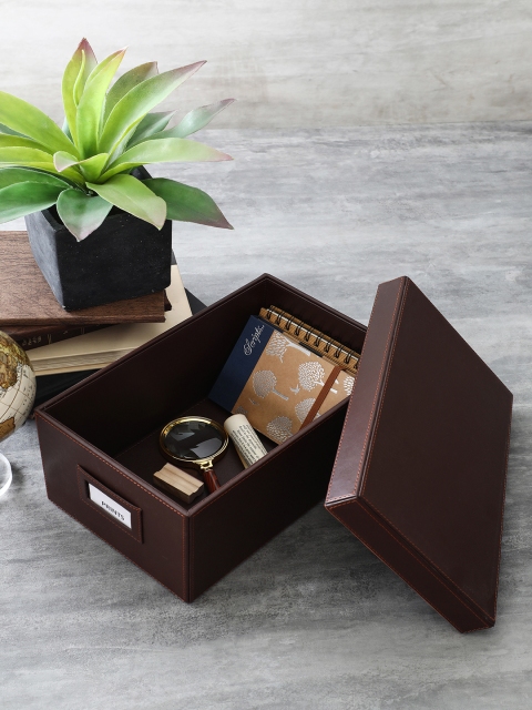 

Pure Home & Living Brown Multipurpose Storage Box