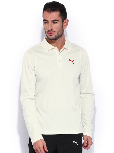 

PUMA Off-White Cricket Team Polo T-shirt