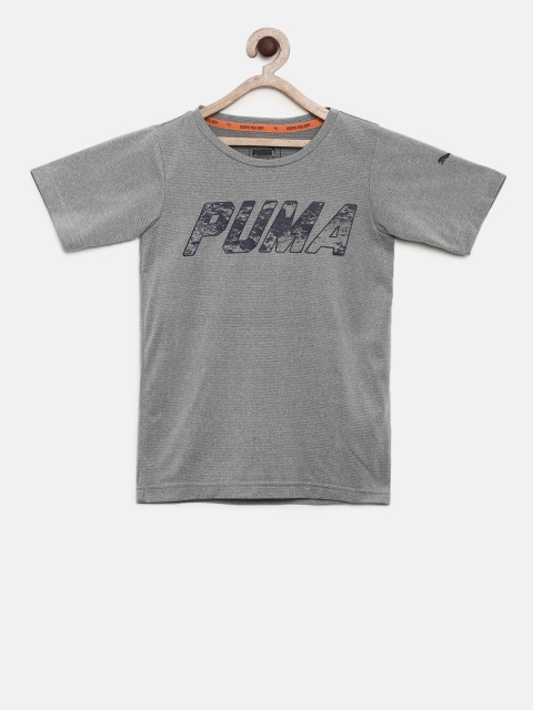 

Puma Boys Grey Printed Tech T-shirt
