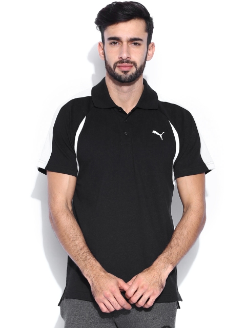 

Puma Black Active Polo T-shirt