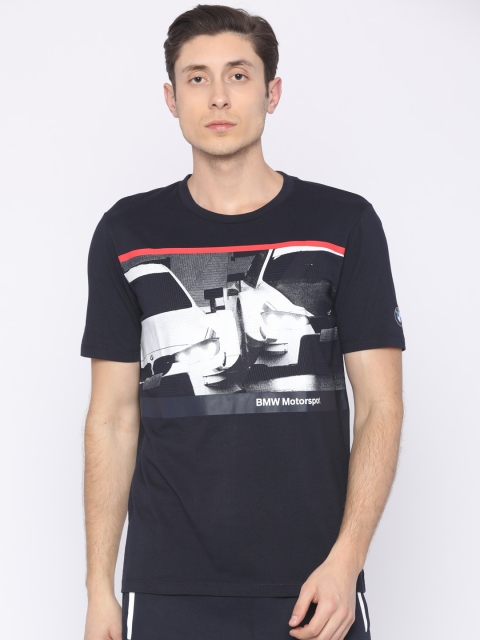 

PUMA Motorsport Men Blue Printed BMW MS Night Cat Team T-Shirt