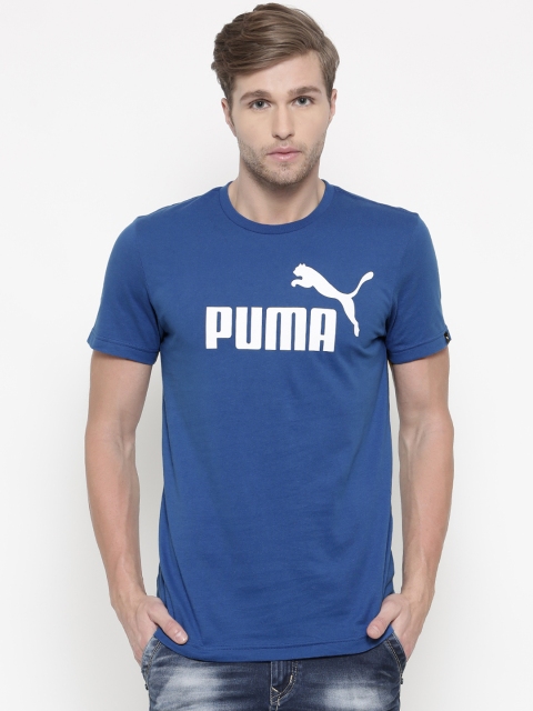 

Puma Blue ESS No.1 Printed T-shirt