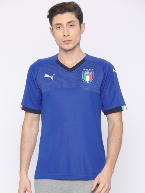 

Puma Men Blue FIGC Italia Home Replica T-Shirt