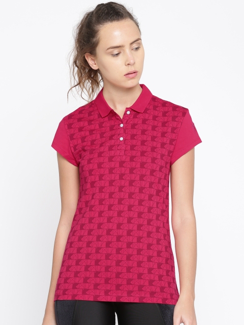 

Puma Women Magenta Printed India AOP T-shirt