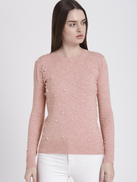 

Chemistry Women Pink Embellished Sweater
