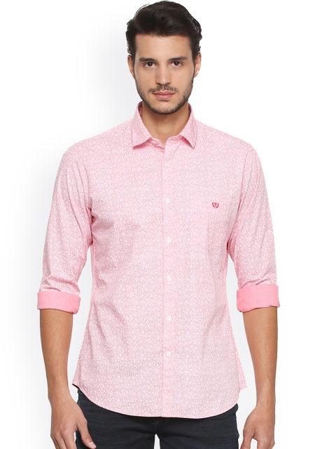 

Van Heusen Sport Men Pink Printed Casual Shirt