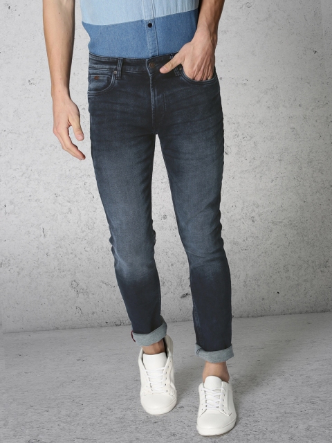 

Ecko Unltd Men Blue Slim Fit Mid-Rise Clean Look Stretchable Jeans