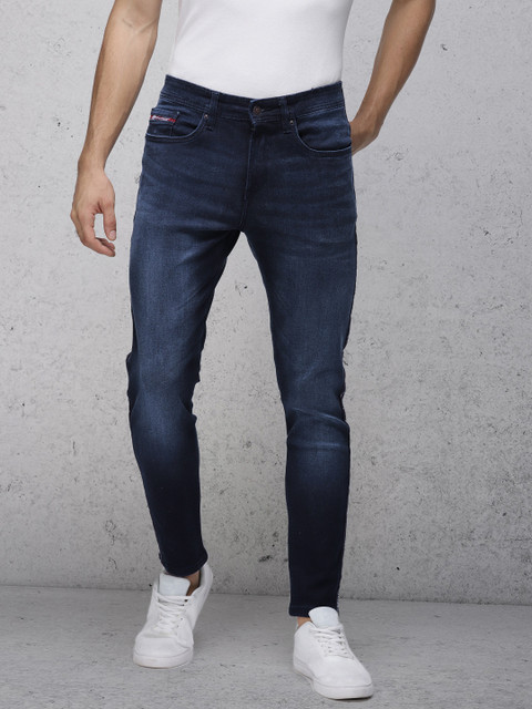 

Ecko Unltd Men Blue Tapered Fit Mid-Rise Clean Look Stretchable Jeans