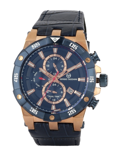 

Sergio Tacchini Men Blue Chronograph Analogue Watch ST.1.143.03