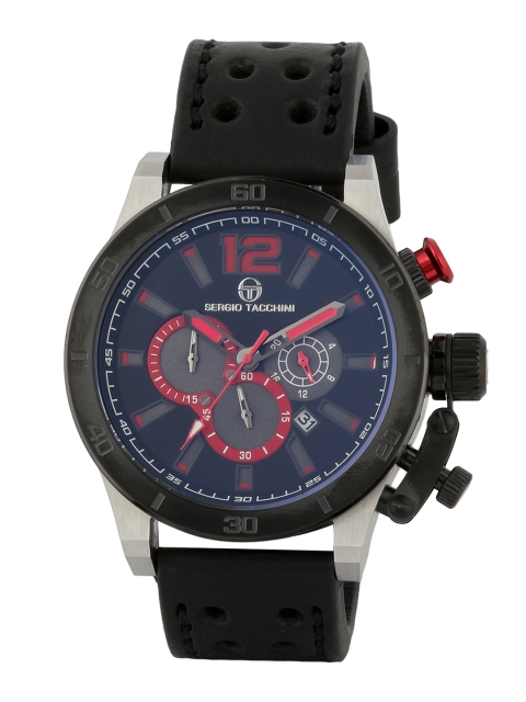 

Sergio Tacchini Men Blue Chronograph Analogue Watch ST.1.119.01