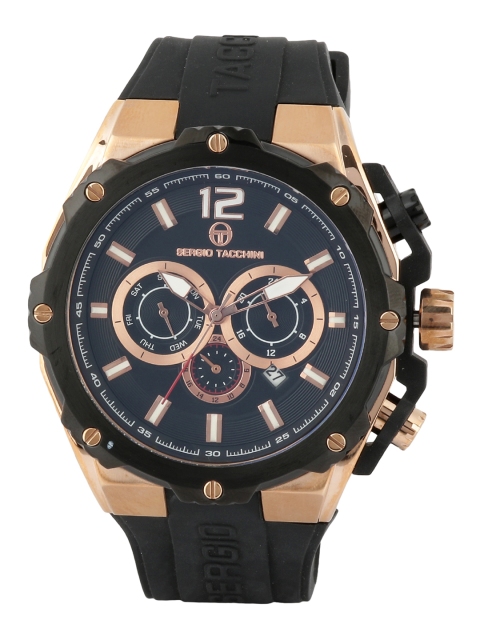 

Sergio Tacchini Men Blue & Black Analogue Watch