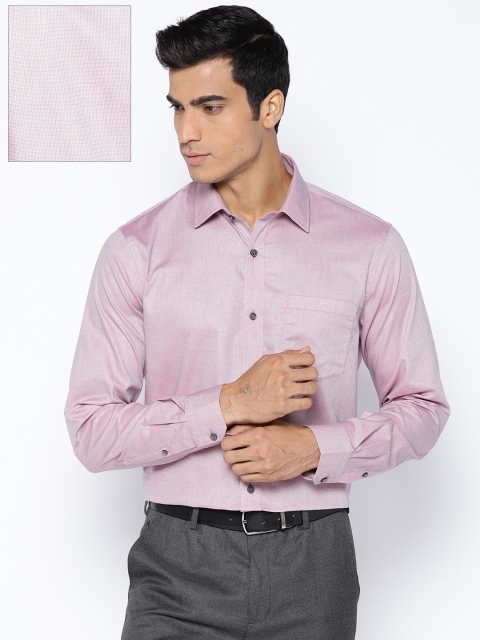 

Arrow Men Pink Slim Fit Self Design Formal Shirt