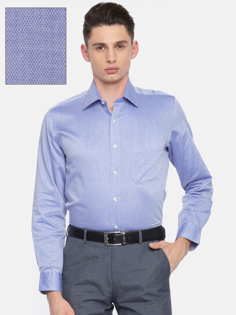 

Arrow Men Blue Regular Fit Solid Formal Shirt