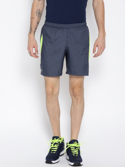 

rock.it Men Blue Solid Regular Fit Sports Shorts