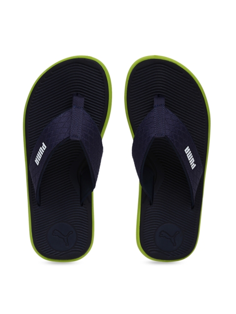 

Puma Men Navy Blue Solid Thong Flip-Flops