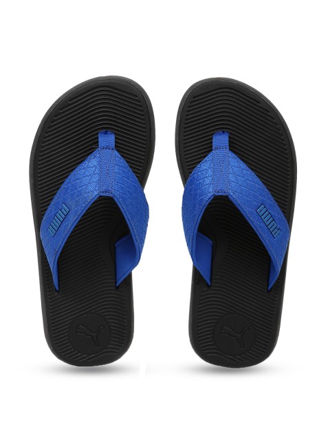 

Puma Men Black & Blue Solid Thong Flip-Flops