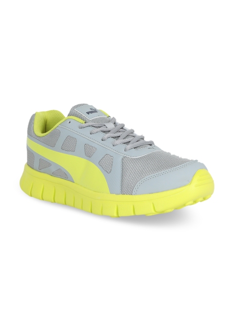 

PUMA Blur V1 IDP Quarry-Nrgy Unisex Grey Training or Gym Shoes