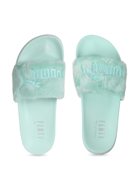 

Puma Women Green Solid Thong Flip-Flops