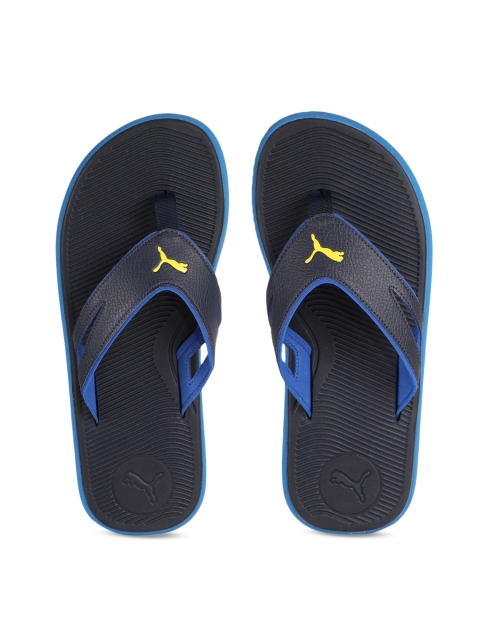 

Puma Men Navy Blue Solid Thong Flip-Flops